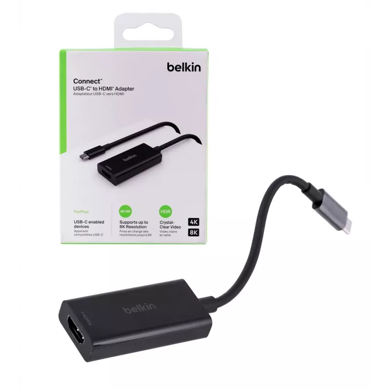 Belkin AVC013BTBK videokaabli adapter HDMI Type A (Standard) USB Type-C must