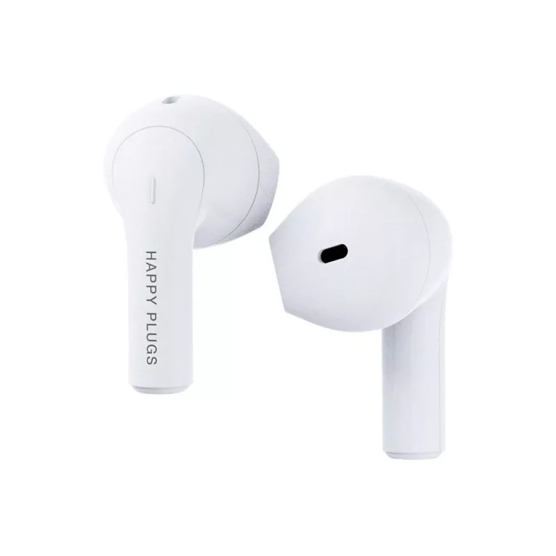 Peakomplekt happy plugs JOY TWS kõrvasisesed Bluetooth-kõrvaklapid kõnede, muusika, spordi jaoks — valge, 20–20000 Hz