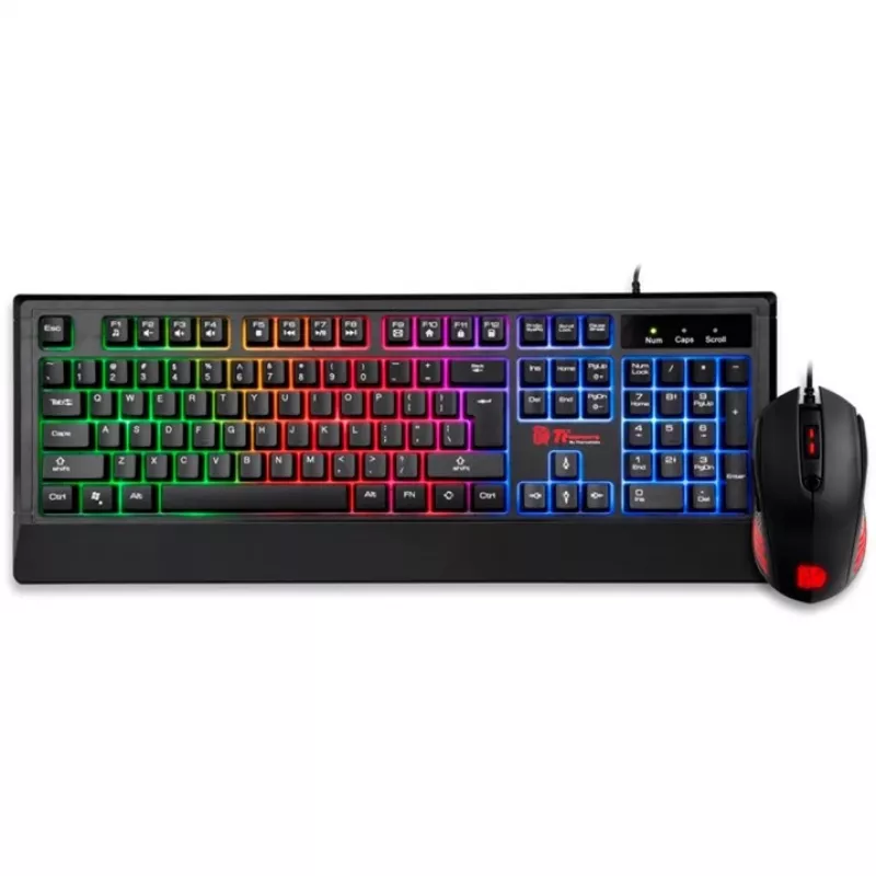 Tt eSPORTS Challenger Combo USB QWERTY Saksa Must (CM-CHC-WLXXPL-GR)