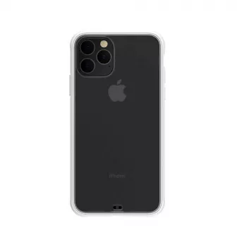 Kaitsev telefonikott Devia Soft Elegant põrutuskindel iPhone 11 Pro Max jaoks, valge, soft-touch, lööke neelav