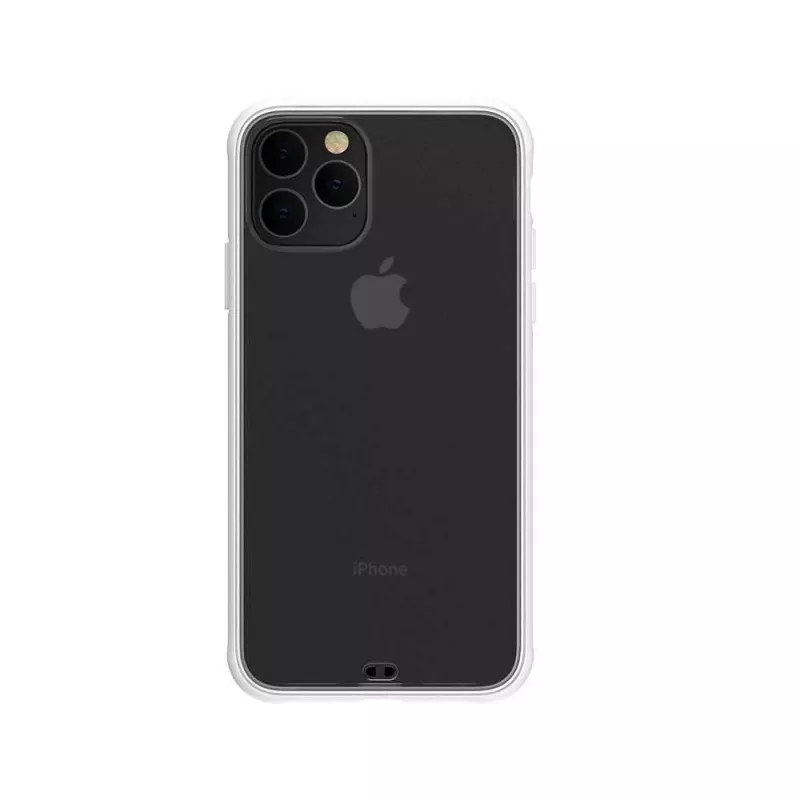 Kaitsev telefonikott Devia Soft Elegant põrutuskindel iPhone 11 Pro Max jaoks, valge, soft-touch, lööke neelav