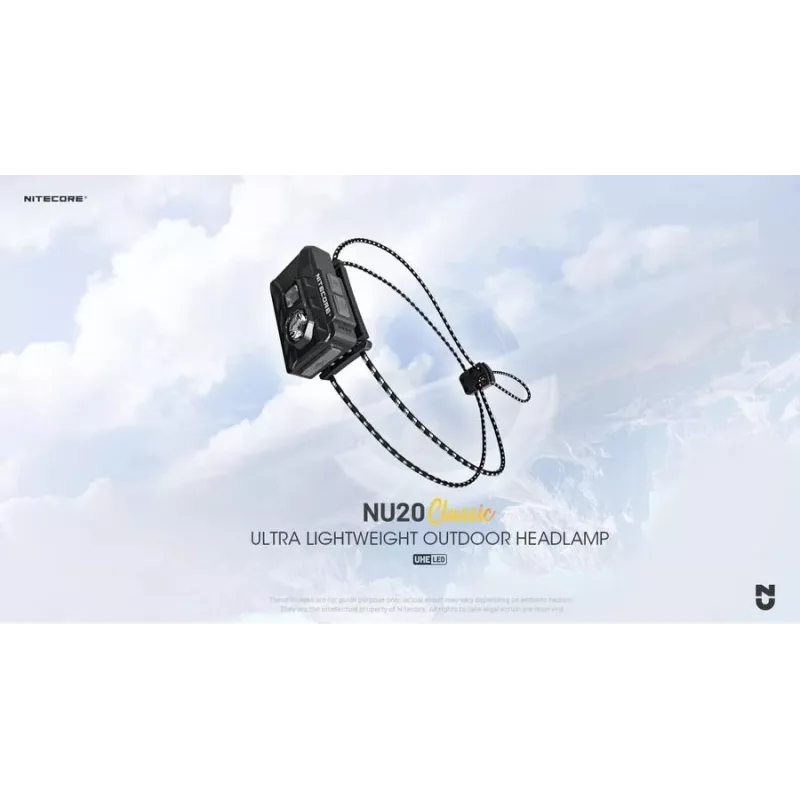 Pealamp NU seeria 360 luumenit/NU20 Classic Nitecore