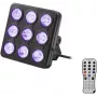 LED-efektvalgusti EUROLITE mudel 42110199, 9 LEDiga, DMX-juhtimine