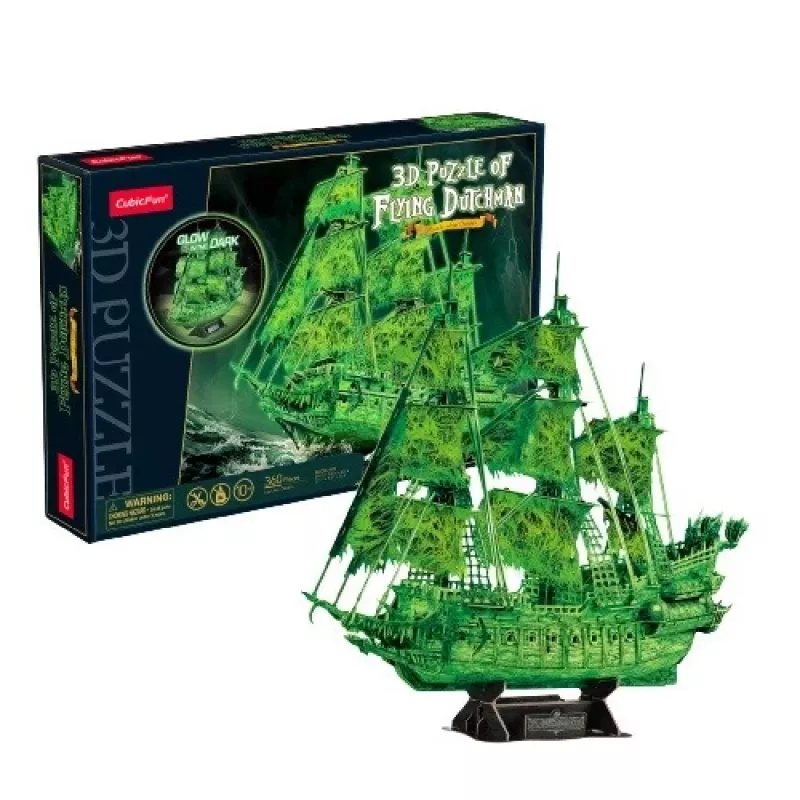 3D puslemudel Flying Dutchman, mis helendab pimedas, cubicfun 306-T4041H