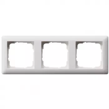 Seinaraam, Gira Standard 55 valge — termoplast, kruvivaba disain, 80,7×223,3 mm, paksus 11,4 mm