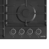 Gorenje Hob GW642AB Gas Number of burners/cooking zones 4 Rotary knobs Must