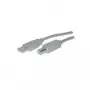 USB-kaabel S/CONN 5m USB 2.0 A - USB 2.0 B, hall