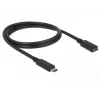 USB-kaabel DeLOCK 85533 USB 3.2 Gen 1 1m USB C must