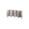 Kummut cama meble VERA 150x40x80 cm, tuhkbeež matt, puitlaastplaat, 16 mm karkass