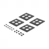 DeLOCK 88195 D-tüüpi 19-tolline patch-paneel 4 plaadiga, 16 porti, 2U, must