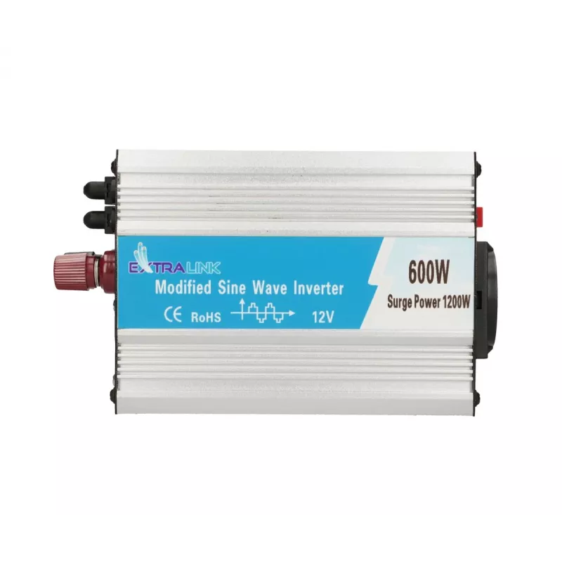 Extralink OPIM-600W pingemuundur, auto 12V, 600W modifitseeritud siinuslaine