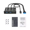 Sisemised liidesekaardid/adapter GRAUGEAR G-MP01 must 102x102x25 mm