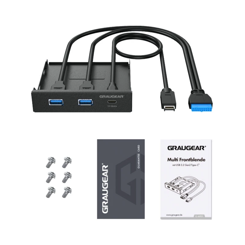 Sisemised liidesekaardid/adapter GRAUGEAR G-MP01 must 102x102x25 mm