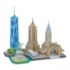 3D pusle CubicFun New York City City Line, 123 tükki, 370×420 mm, vanusele 8+