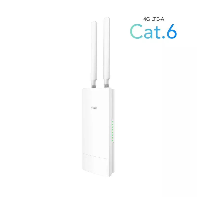 Cudy LT700 traadita ruuter Gigabit Ethernet kaheriba (2,4 GHz / 5 GHz) 4G Valge