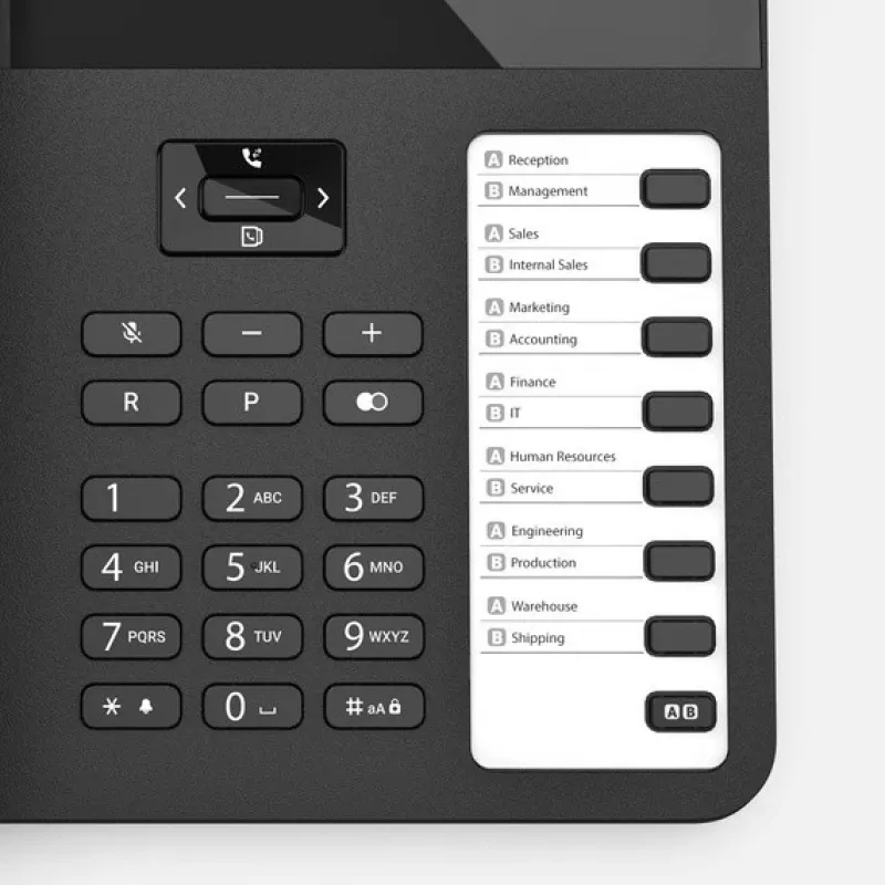 Juhtmega lauatelefon Gigaset DESK 600 Must — juhtmega lauatelefon kõnefunktsiooniga