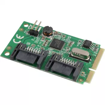 Delock Mini PCIe I/O PCIe täissuuruses 2 x SATA 6 Gb/s (95233)