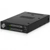 ICY DOCK - ToughArmor - MB834MK-B V2 - 2x M.2 NVMe kuni 1x 3,5-tolline pesa mobiilne raam metallist võtmelukuga SlimSAS 4i must