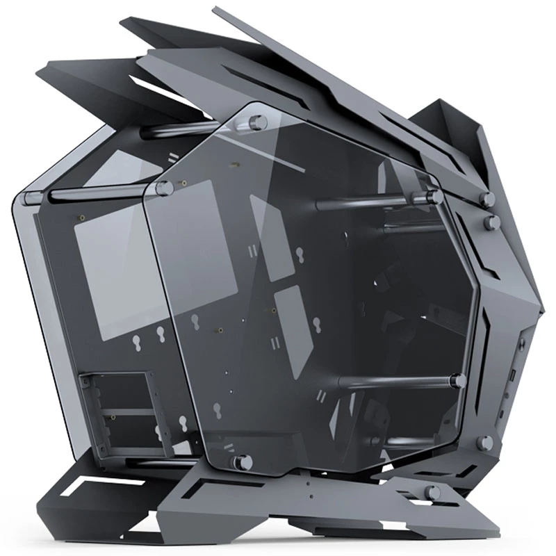 Jonsbo MOD3 Mini Micro-ATX torniga vitriin karastatud klaas - hall - tower