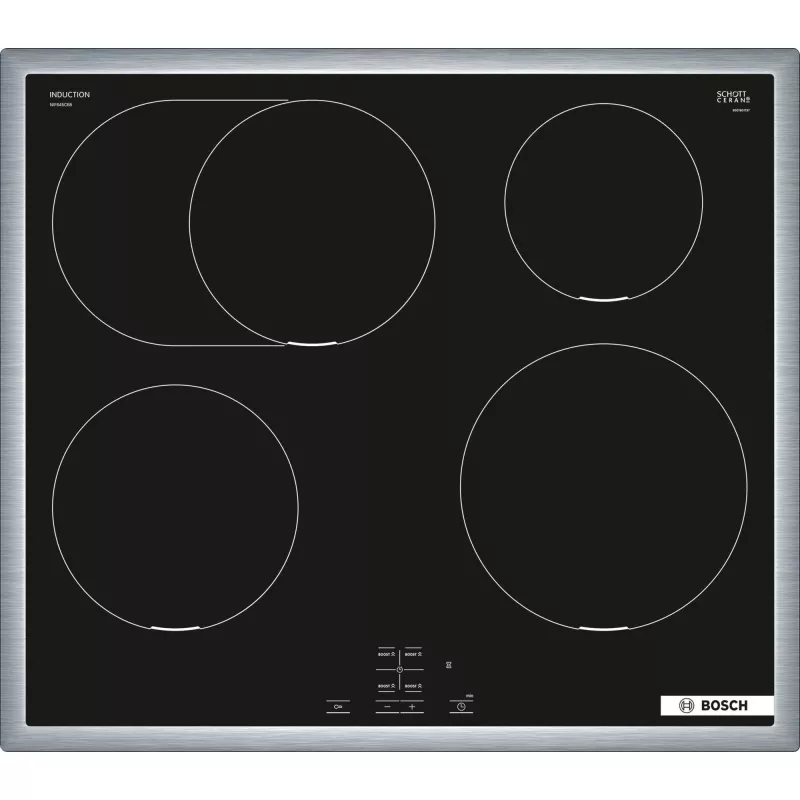 Bosch HEG578BB4 + NIF645CB5E toiduvalmistamise seadmete komplekt tsoon-induktsioonpliit Elektriline