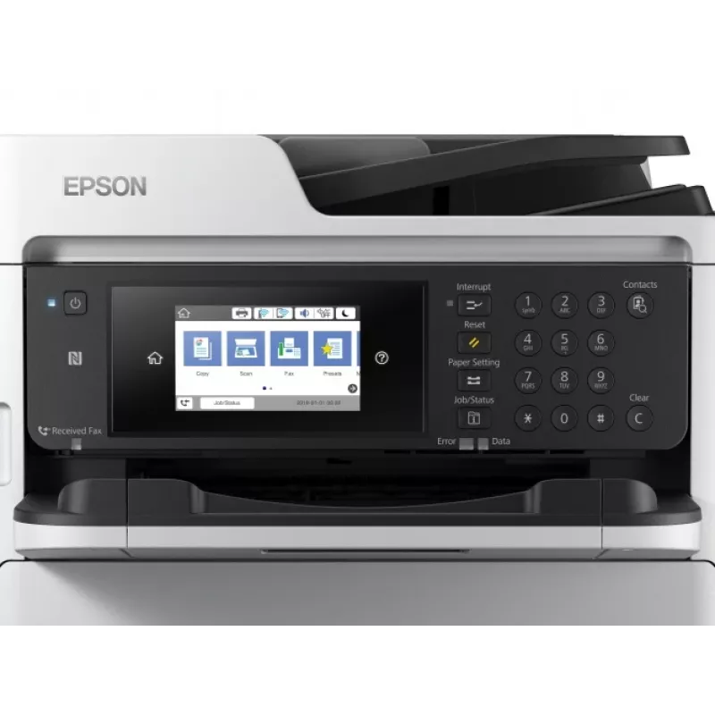 Epson WorkForce Pro WF-M5799DWF Printer Inkjet B/W MFP A4, loendur 100K–180K (kasutatud)