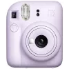 Kiirkaamera Fujifilm Instax Mini 12 lilla — pilt 86×54 mm, film 62×46 mm, 60 mm fookuskaugus
