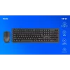 Savio KB-03 klaviatuur ja hiir komplekt kodu/kontori jaoks, USB, QWERTY, USA inglise, must