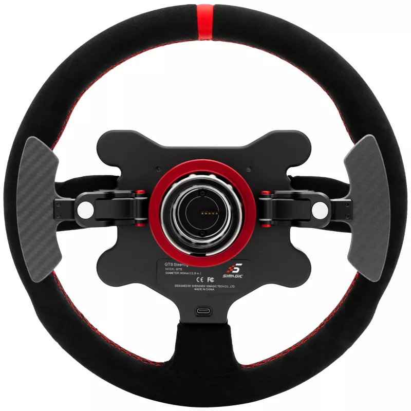 Simagici GTS Alcantara S202 rool — Alcantara-kattega sim-võidusõidurool, mudel S202