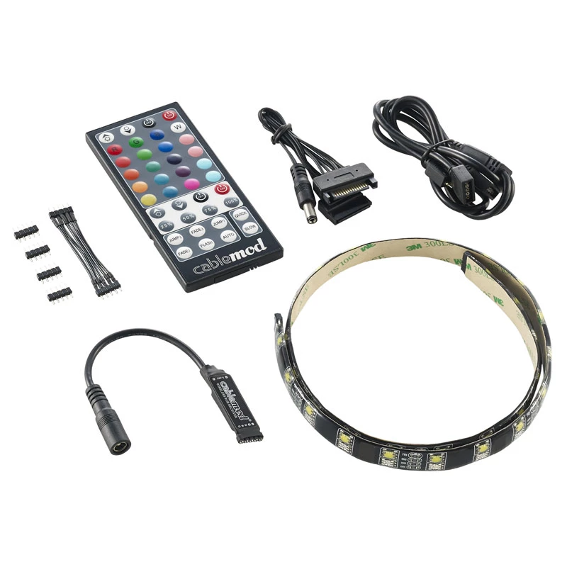 LED riba CableMod CM-LED-60-D60RGBW-RK Valge RGB 60 cm