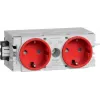 Hager Dado Trunking Plug-In Module (L x K x S) 120 x 50 x 61 mm GS20003020 1 tk liikluspunane (GS20003020)