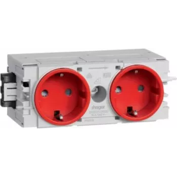 Hager Dado Trunking Plug-In Module (L x K x S) 120 x 50 x 61 mm GS20003020 1 tk liikluspunane (GS20003020)