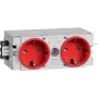Hager Dado Trunking Plug-In Module (L x K x S) 120 x 50 x 61 mm GS20003020 1 tk liikluspunane (GS20003020)