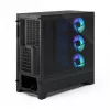 PC korpus Fractal Design Pop 2 Air Must TG RGB Midi Tower — ATX/Micro‑ATX/Mini‑ITX, 3x120mm ees, 1x120mm taga, 2.5 tolli+3.5 tolli pesad