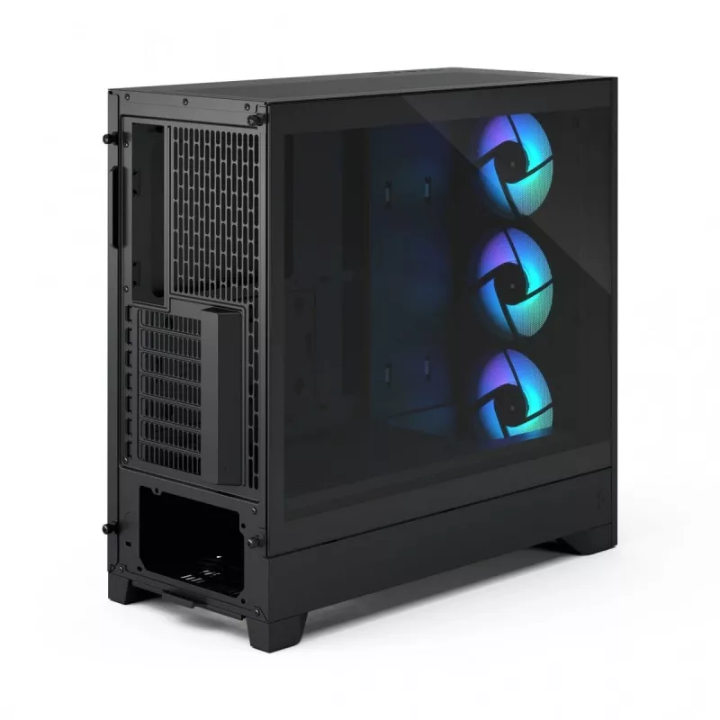 PC korpus Fractal Design Pop 2 Air Must TG RGB Midi Tower — ATX/Micro‑ATX/Mini‑ITX, 3x120mm ees, 1x120mm taga, 2.5 tolli+3.5 tolli pesad