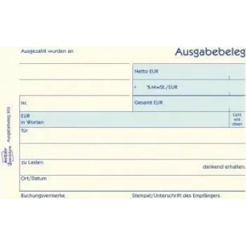 Avery 303 Blue - White - kollane Verwaltungsbuch (303)