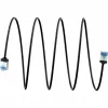 Goobay Ultra-Flexible CAT 6A patch-kaabel õhuke U/FTP Must - extra-short plug (74317)