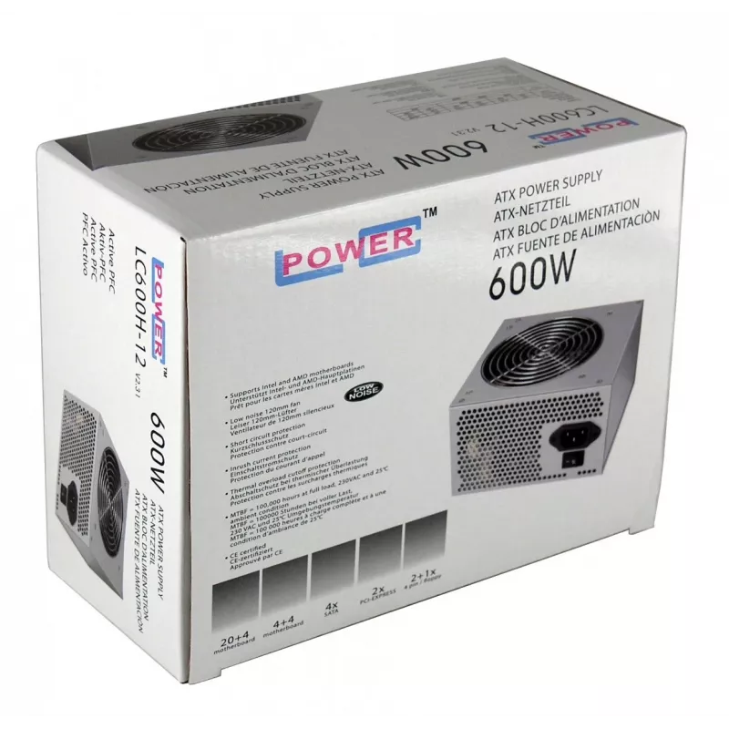 Toiteplokk LC-Power LC600H-12 600 W