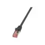 Võrgukaabel LogiLink Cat.6 S/FTP RJ-45 1,5 m must