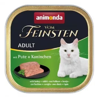 Märg kassitoit Animonda Vom Feinsten Turkey 100 g alusel, täiskasvanud, gluteenivaba, sojavaba