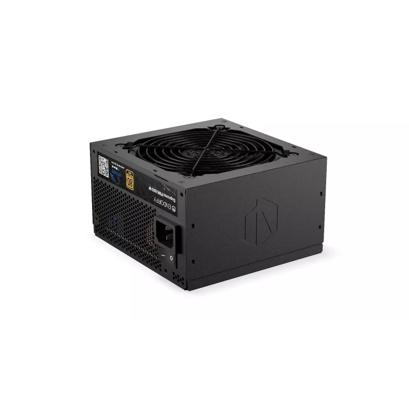 Toiteplokk ENDORFY Supremo FM6 850 W, 24-kontaktiline ATX, täielikult modulaarne, 80 PLUS Gold, 120 mm ventilaator, must