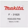Makita tihvt 0,6 x 25mm roostevaba teras F-32155 10000 tk