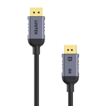 UNITEK C1628GY01-1M DisplayPort-kaabel must, hall
