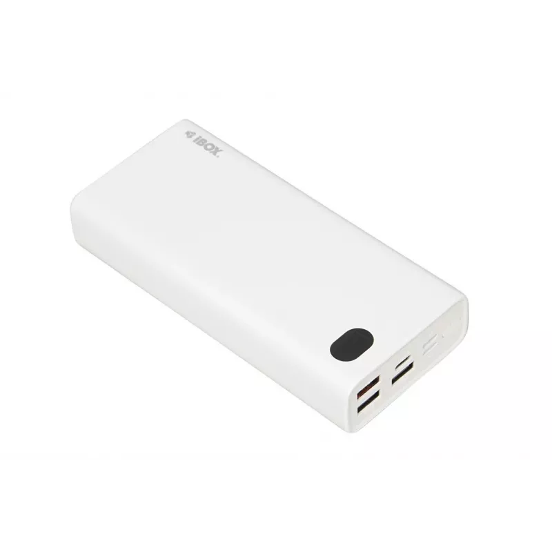 Power Bank iBOX PB20 20000 mAh on Ibox toode meie Power Banks valikust. Esiletõstetud omadused hõlmavad valget viimistlust, plastikust materjali ja sisemist tüüpi.