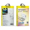 Awei võrgulaadija PD81T-EU 22.5W, USB-kaabli ja USB-C-ga, valge, GaN