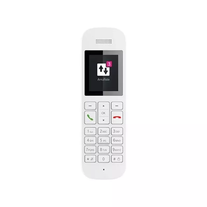 Telekom Sinus A12 analoog-/DECT-telefon valge