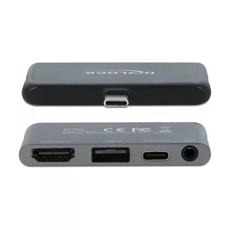 Dokkimisjaam tahvelarvuti Apple DeLOCK Mini dokkimisjaam 4K 60 Hz