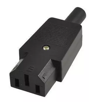 Microconnect C13PLUG toitepistiku adapter C13 must