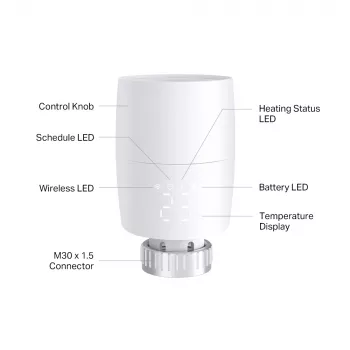 TP-Link Kasa KE100 nutikas termostaatiline radiaatoriventiil