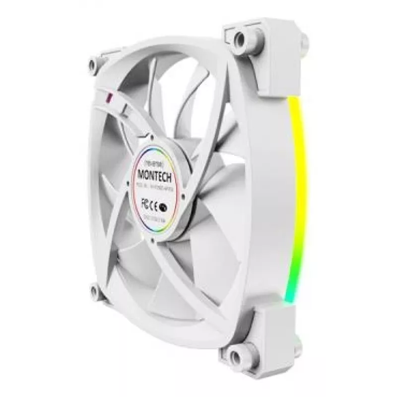 Montech RX120 PWM arvutikorpuse ventilaator 12 cm valge 3 tk