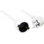 Pikendusjuhe helos 262878 CEE 7/7 (isane nurga all) kuni CEE 7/7 (emane sirge) 250V 16A 10m valge